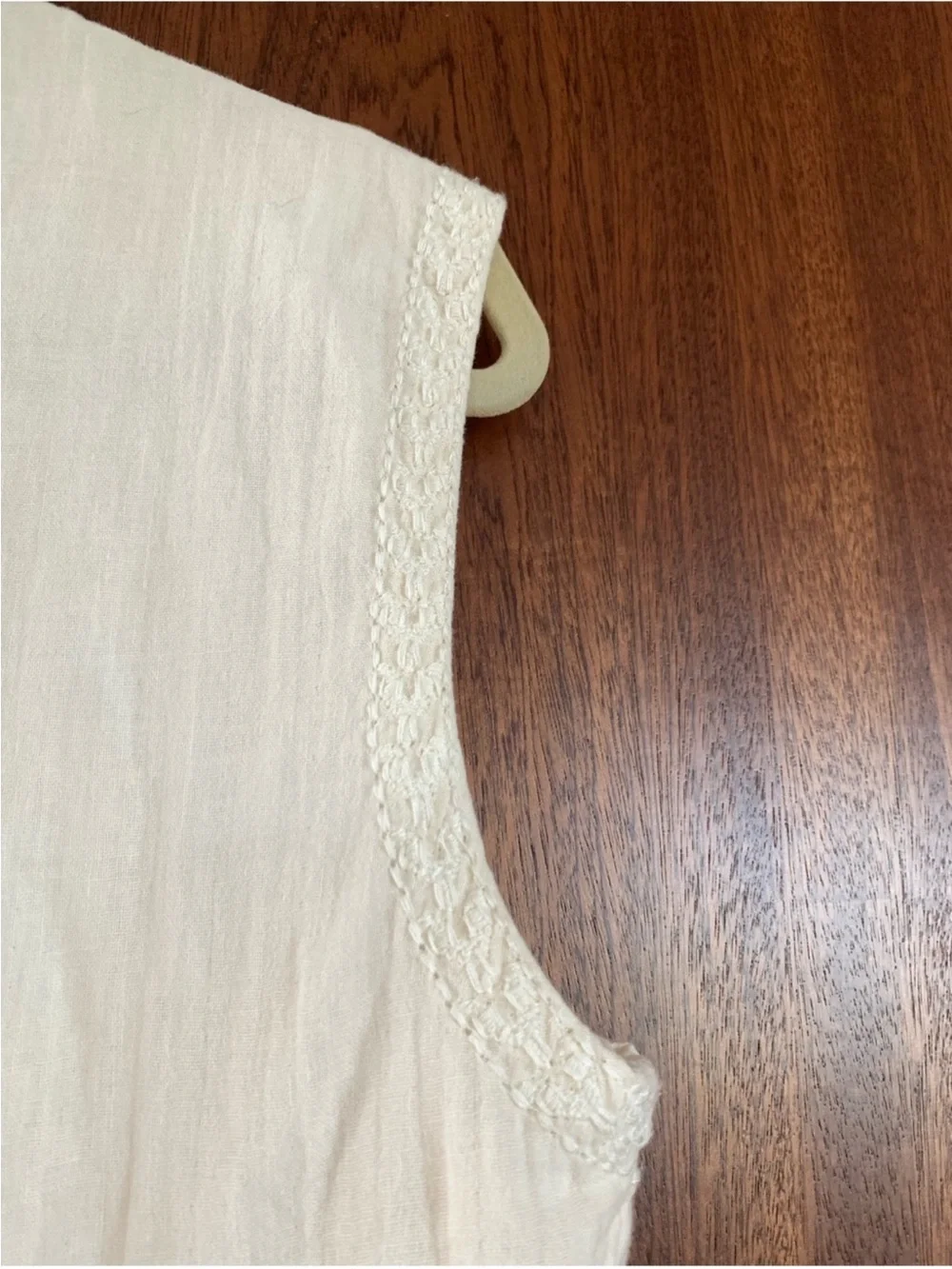Zara Embroidered Sleeveless Vest Sz S